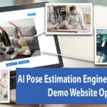 AI Pose Estimation Engine VisionPose Demo Website Example Image
