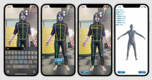 人体3DCG自動変形モジュール「AI-FIT」イメージ