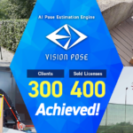 AI Pose Estimation Engine ”Visionpose” Has Reached 400 Sold Licenses to 300 Clients